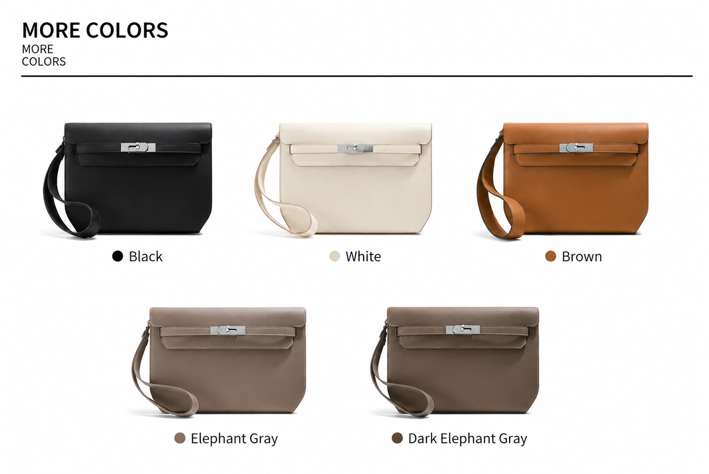 Classic Structured Leather Crossbody Bag | Minimalist Everyday Handbag