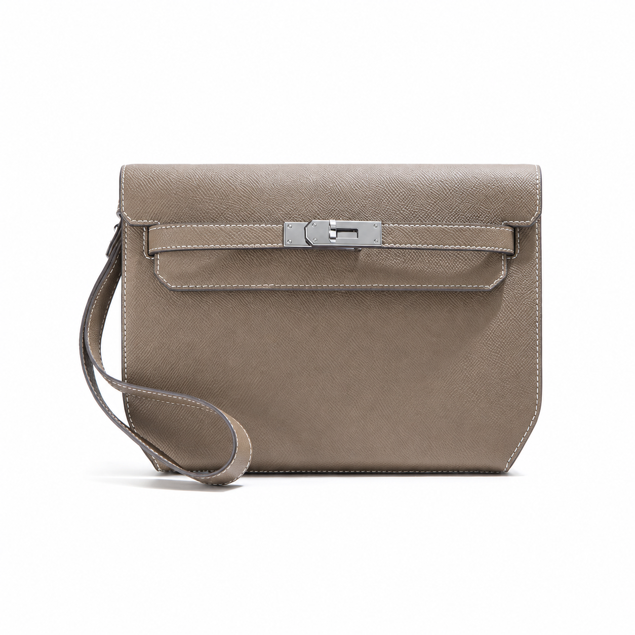 Classic Structured Leather Crossbody Bag | Minimalist Everyday Handbag